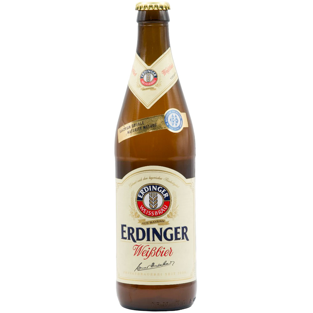 ლუდი Erdinger Weisbier (შუშა) 5.0% - 0.5ლ