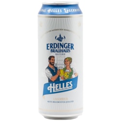 ლუდი Erdinger Brauhaus Helles 5.1% (ქილა) - 0.5ლ