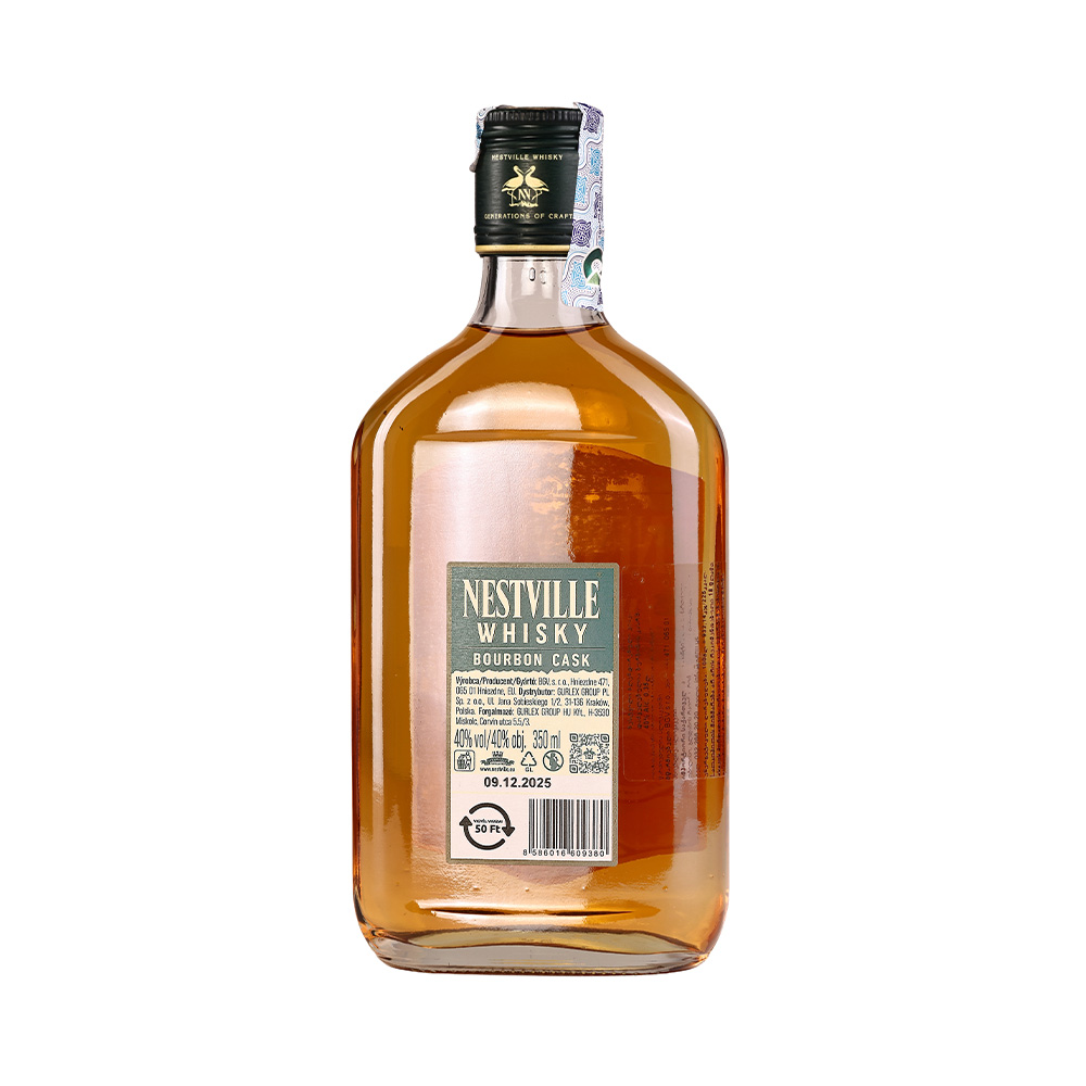 ვისკი Nestville American Oak Ex-Bourbon Cask 40% - 0.35ლ
