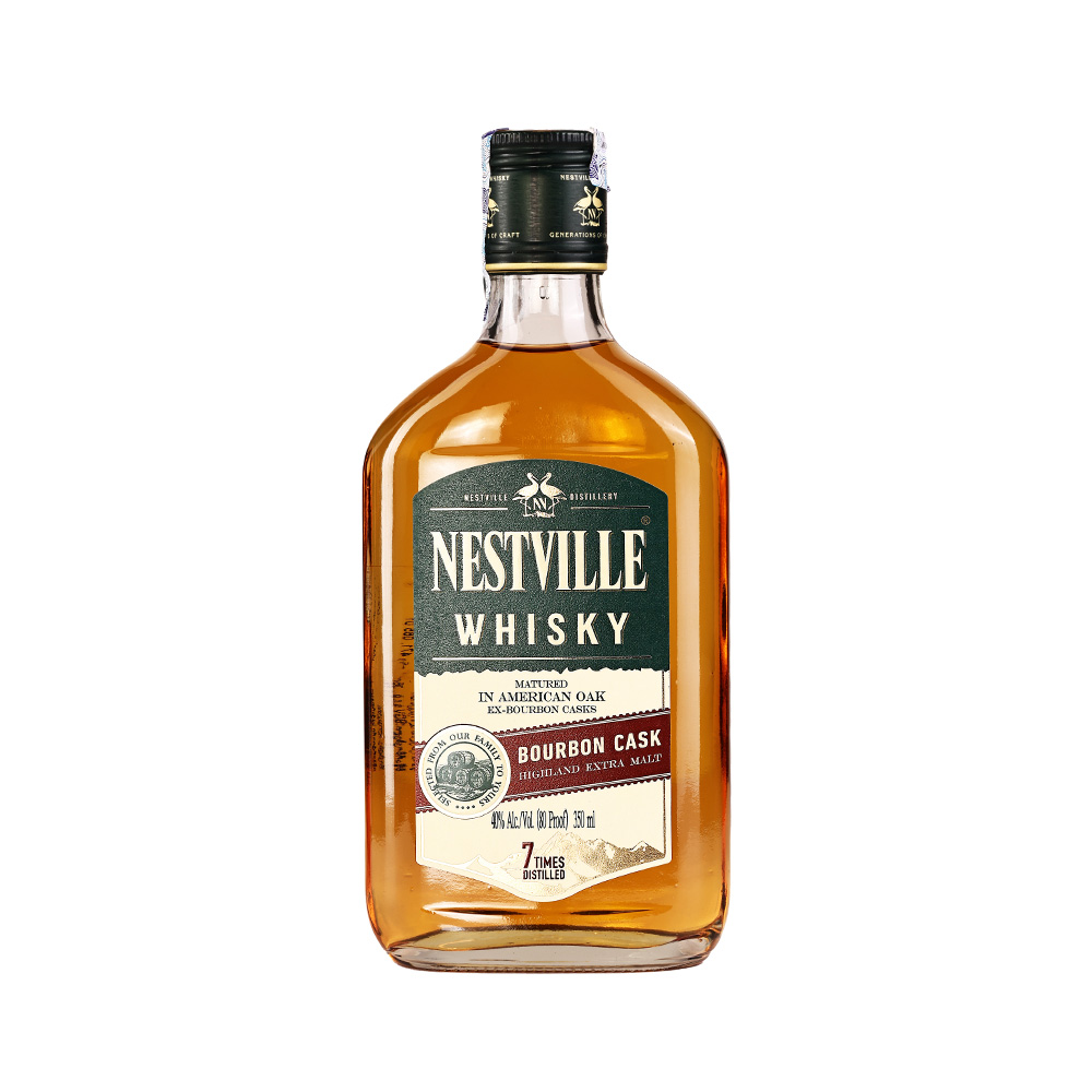 ვისკი Nestville American Oak Ex-Bourbon Cask 40% - 0.35ლ