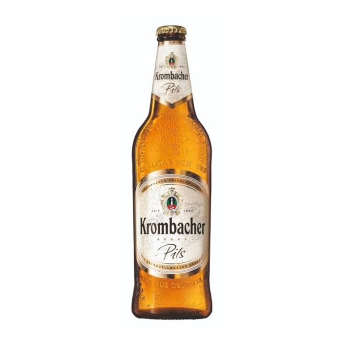 ლუდი Krombacher Pils (შუშა) 4.8% - 0.66ლ