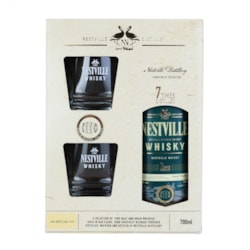 Whisky Nestville Original Blended 3 Y.O. 40% (+2 Glasses) - 0.7L