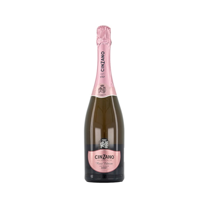 შუშხუნა ღვინო Cinzano Rosé Demi-Sweet 9.5% - 0.75ლ