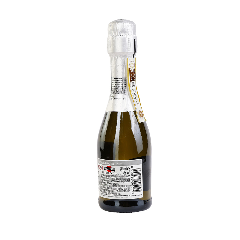 შუშხუნა ღვინო Martini Asti White Muscat 7% - 0.02ლ