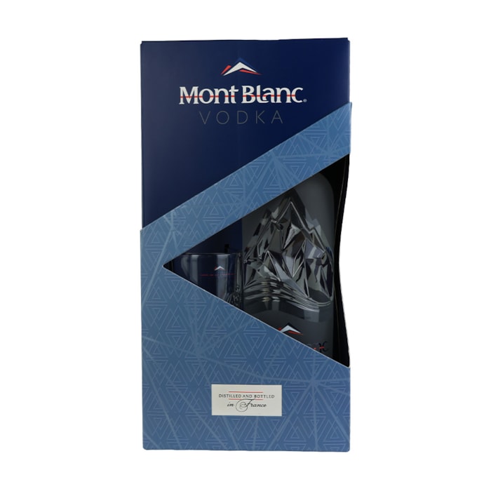 არაყი Mont Blanc 40% (+ ჭიქა) - 1.0ლ
