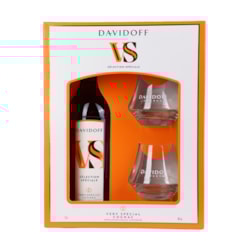 Cognac Davidoff V.S. 40% (+2 Glasses) - 0.7L