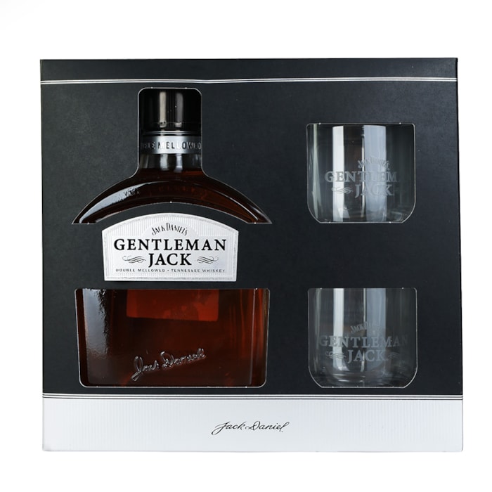 ვისკი Jack Daniels Gentleman 40% (+2 ჭიქა) - 0.7ლ