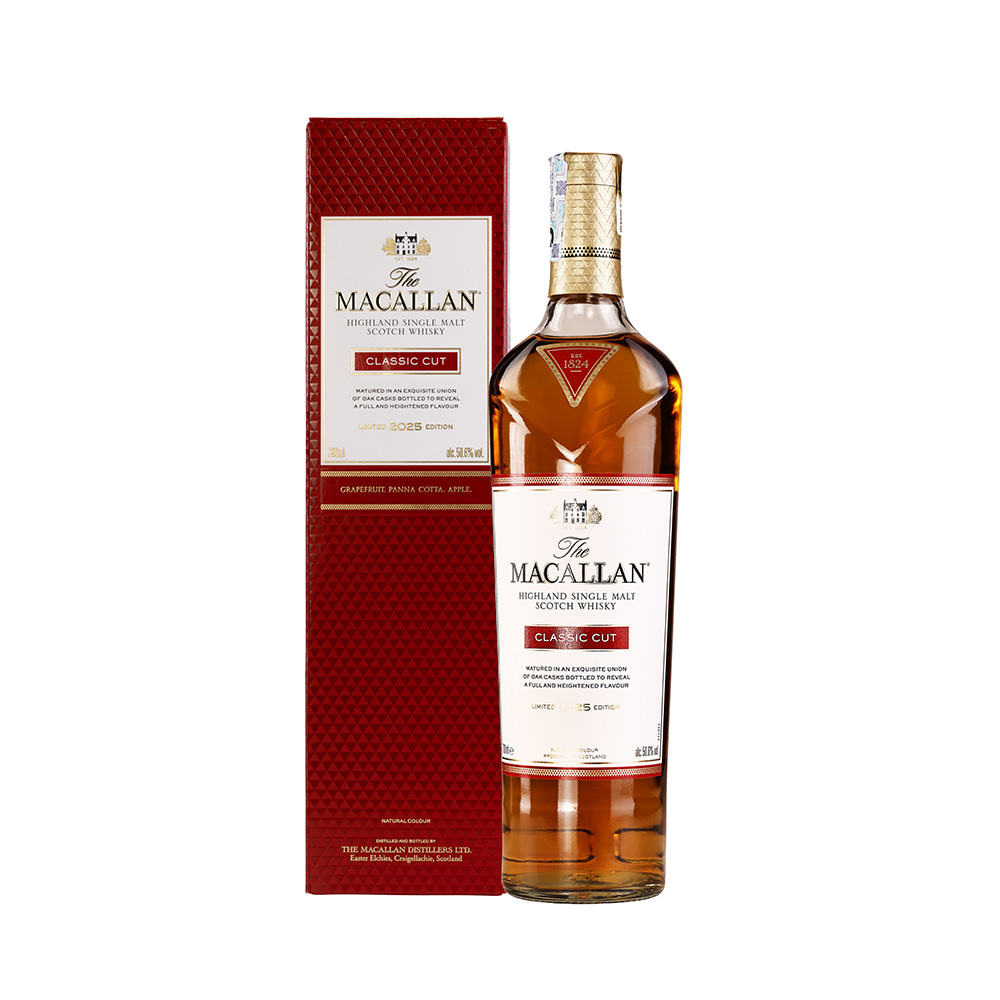 ვისკი The Macallan Classic Cut 2025 Edition (ყუთით) 50.6% - 0.7ლ
