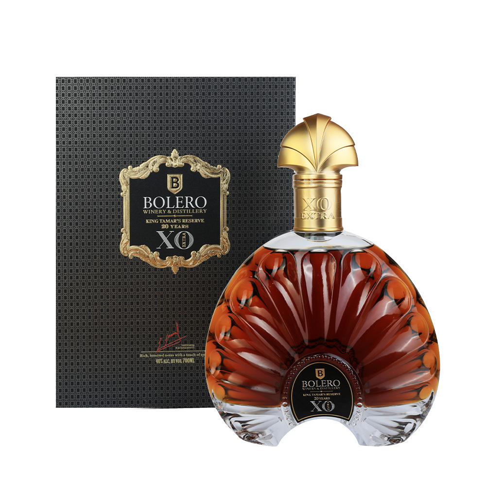 ბრენდი ბოლერო თამარ მეფის რეზერვი Extra X.O.20 Y.O. 40% (ყუთით) - 0.7ლ