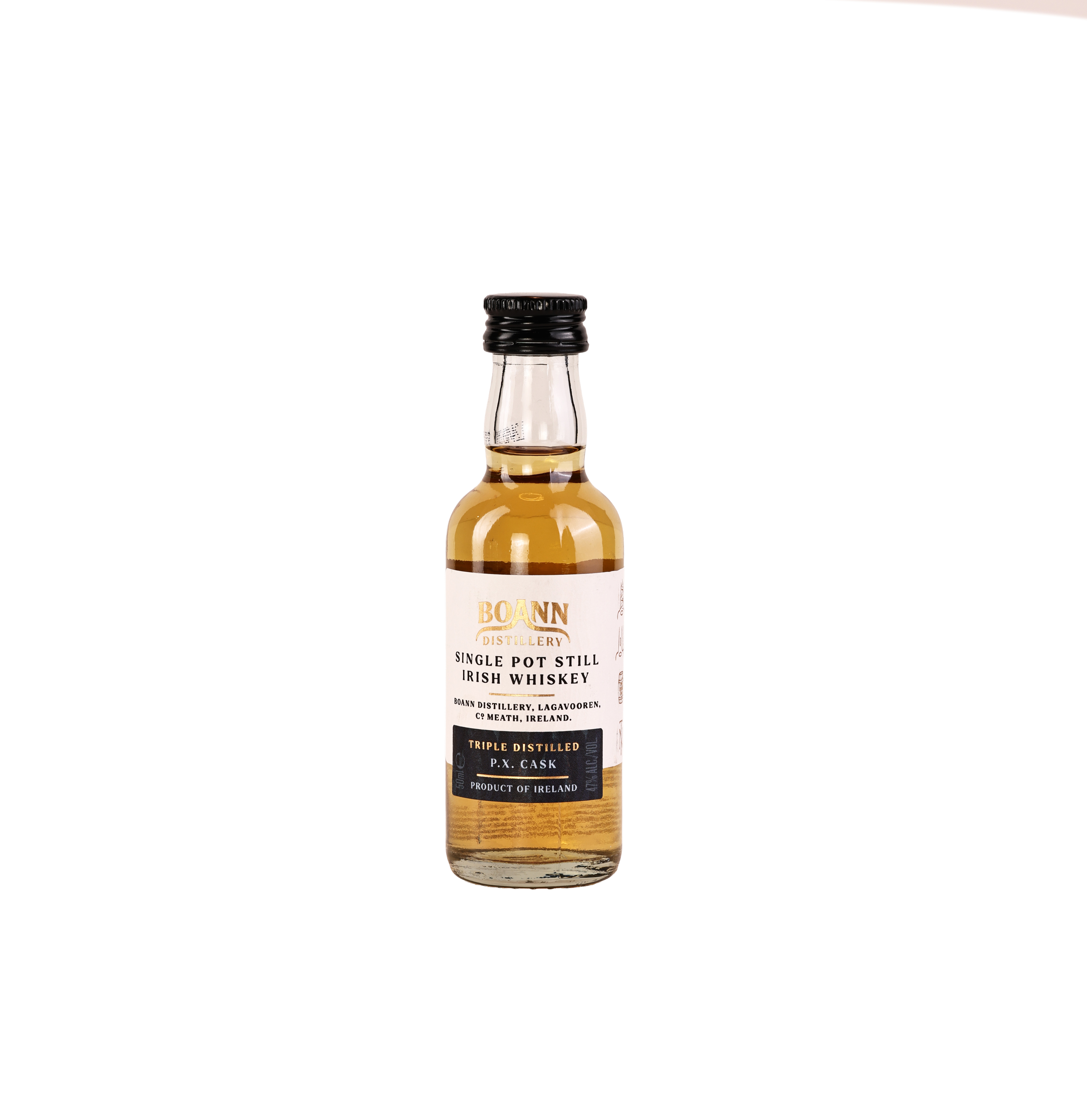 ვისკი Boann Distillery Single Pot Still P.X. Cask 47% - 0.05ლ