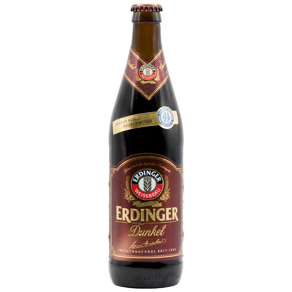 ლუდი Erdinger Dark (შუშა) 5.0% - 0.5ლ