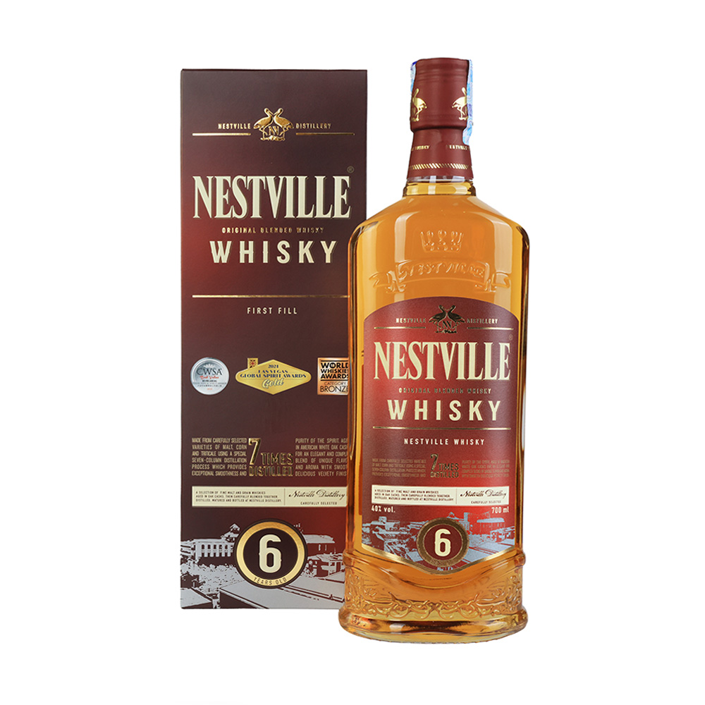ვისკი Nestville Original Blended 6 Y.O. (ყუთით) 40% - 0.7ლ