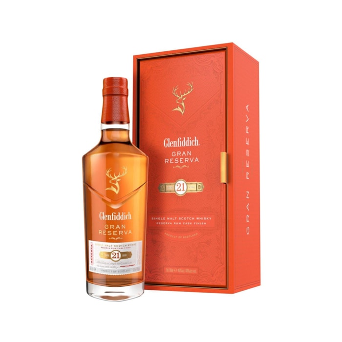 ვისკი Glenfiddich Single Malt Scotch 21 Y.O. (ყუთით) 40% - 0.7ლ