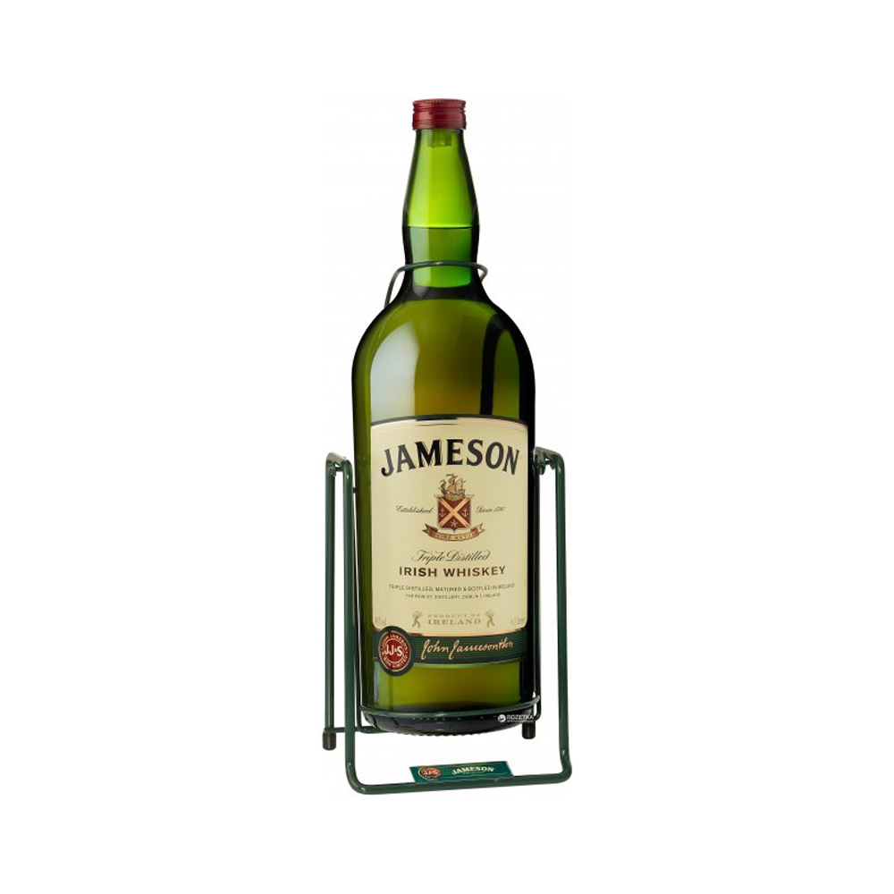 ვისკი John Jameson Irish Blended 4-7 Y.O. 40% - 4.5ლ