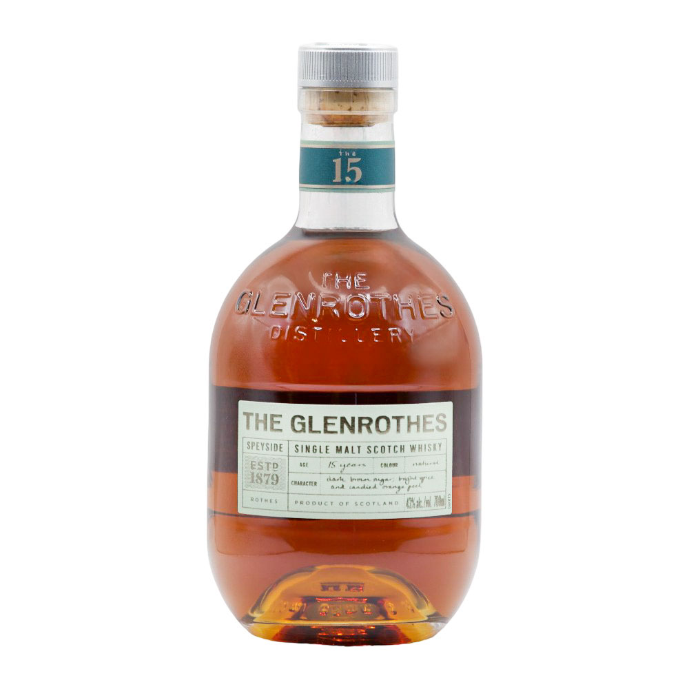 ვისკი Glenrothes Single Malt 15 Y.O. 43% - 0.7ლ