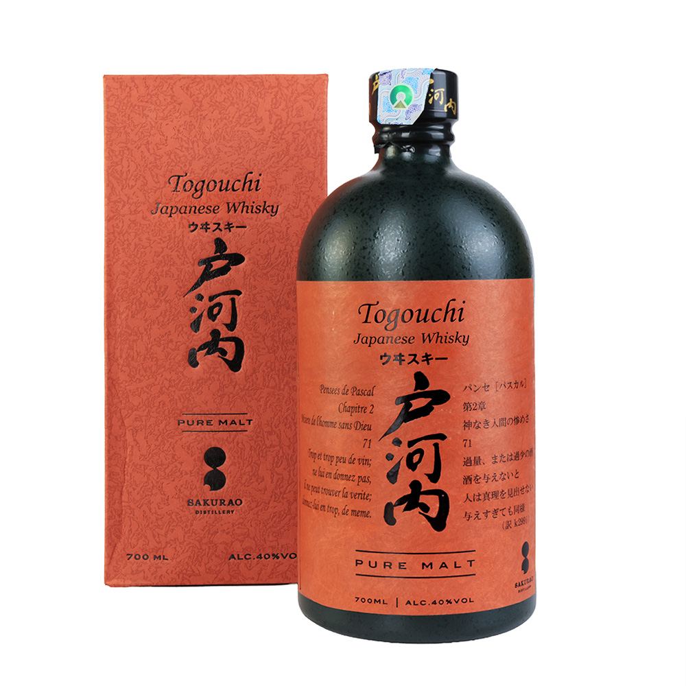 ვისკი Togouchi Pure Malt (ყუთით) 40% - 0.7ლ