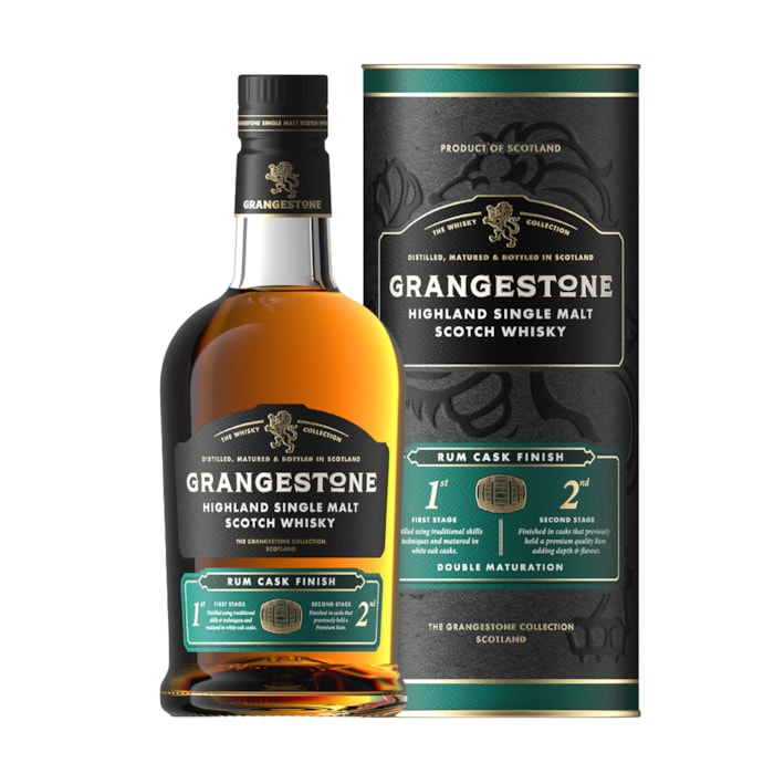 Whisky Grangestone Highland Single Malt Scotch Rum Cask (With Box) 40% - 0.7L
