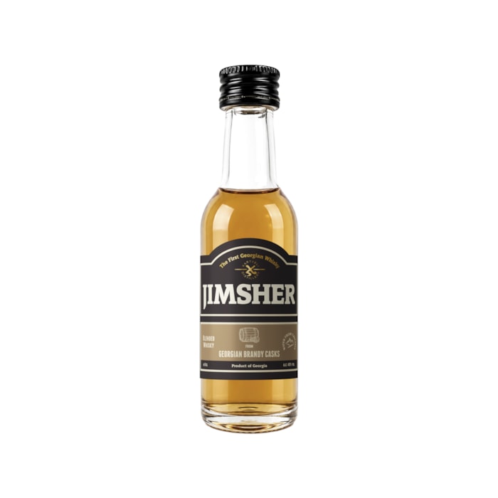 ვისკი Jimsher ქართული ბრენდის კასრი 40% - 0.05ლ