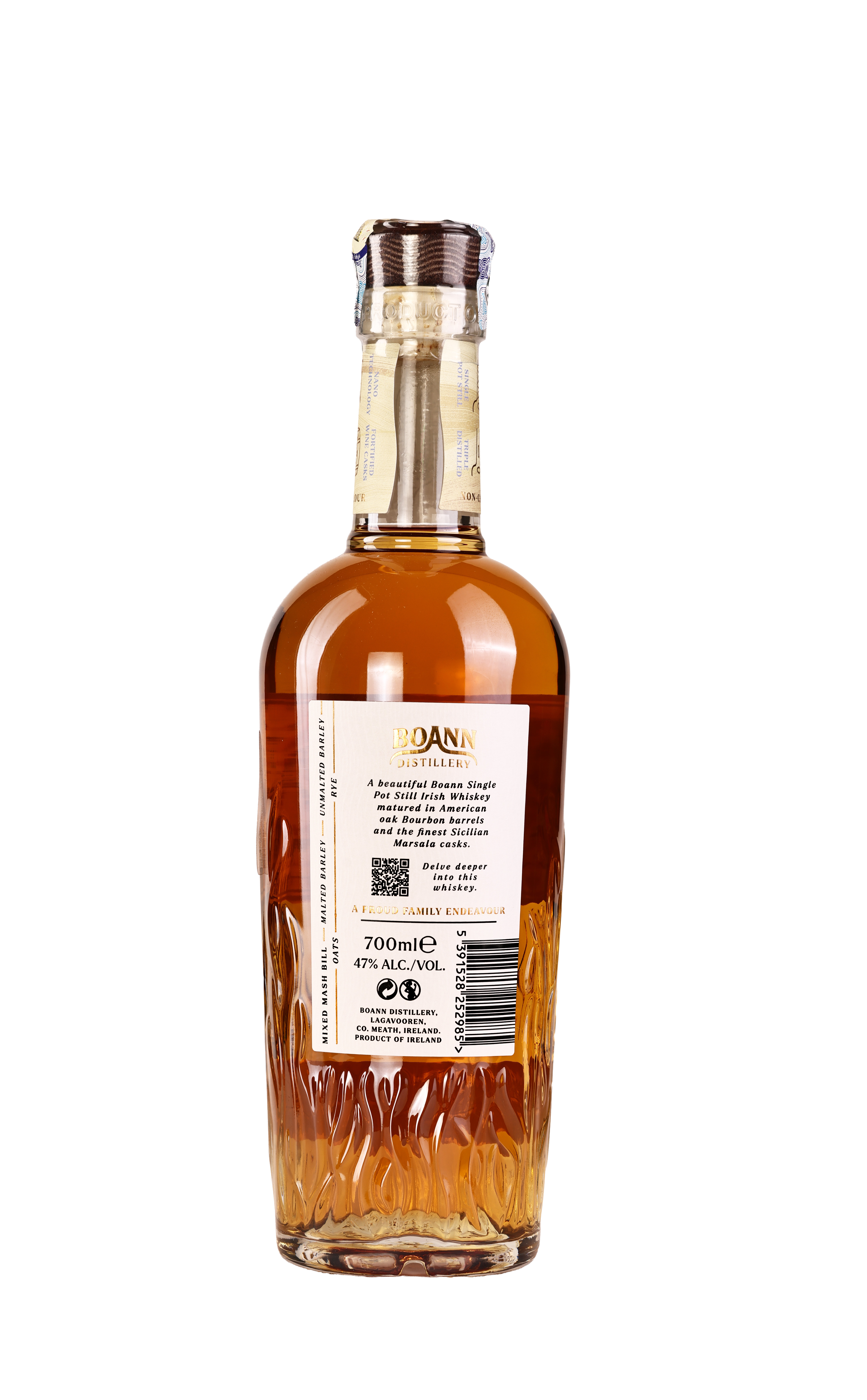 ვისკი Boann Distillery Single Pot Still Marsala Cask 47% - 0.7ლ
