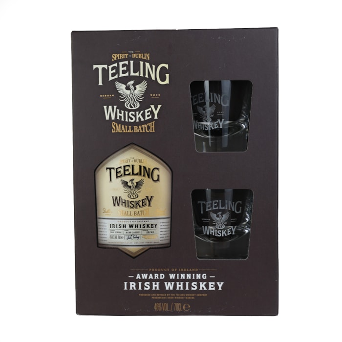 ვისკი Teeling Small Batch Irish Blended Malt 46% (+2 ჭიქა) - 0.7ლ