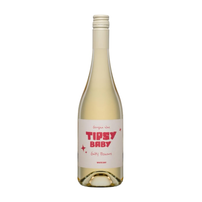 ღვინო მწვანე-რქაწითელი მშრალი Tipsy Baby 13% - 0.75ლ