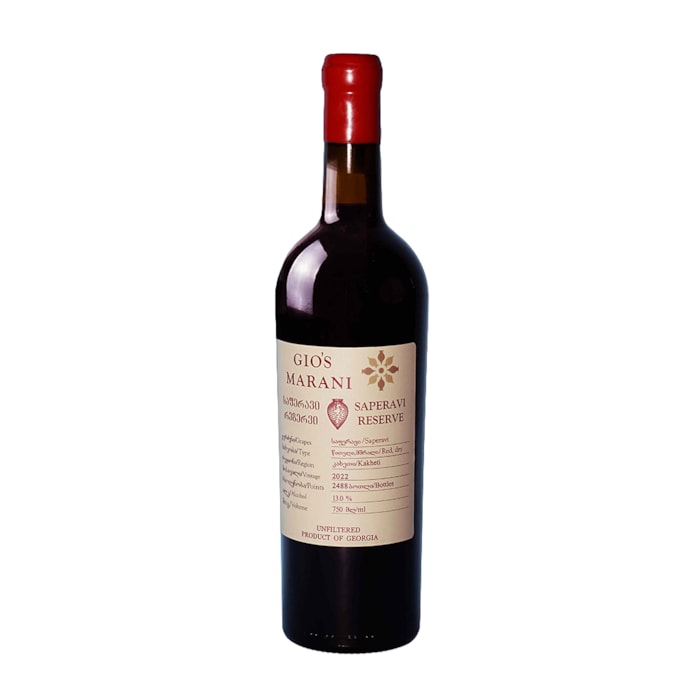 Wine Saperavi Reserve 2022 Gio's Marani 13% - 0.75L