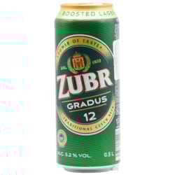 ლუდი Zubr Gradus (ქილა) 5.2% - 0.5ლ