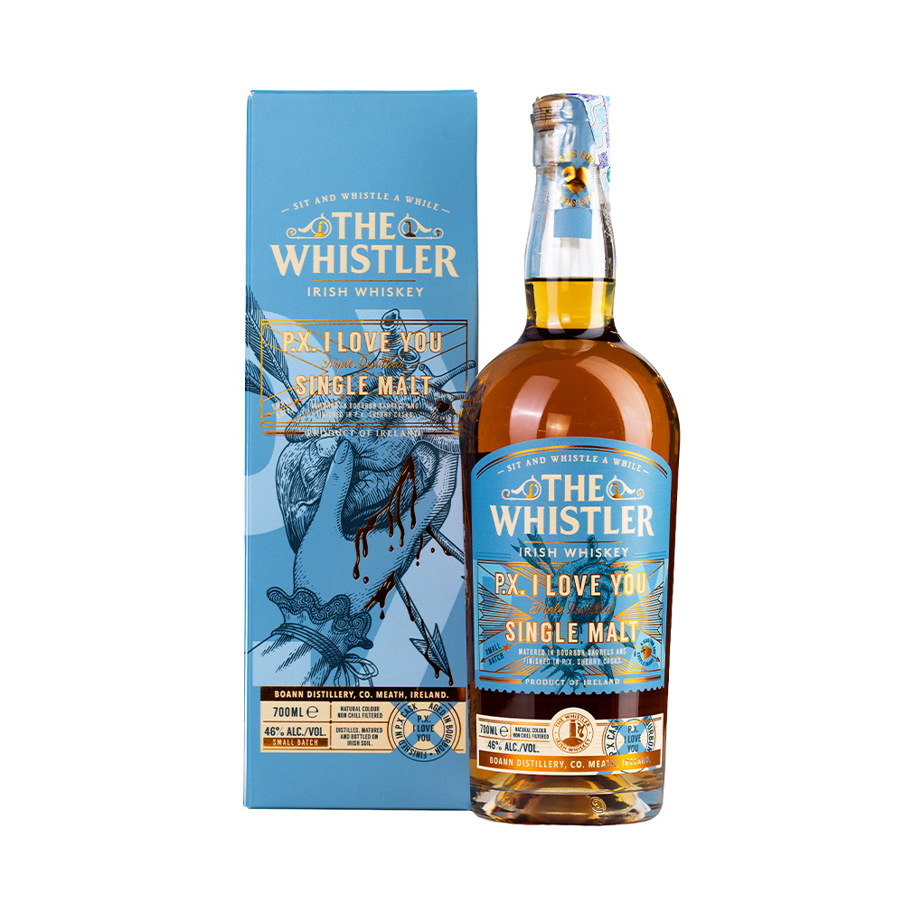 ვისკი The Whistler P.X. I Love You Single Malt (ყუთით) 46% - 0.7ლ