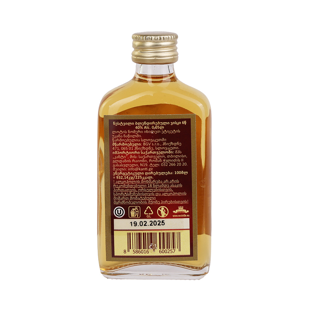 ვისკი Nestville 6 Y.O. 40% - 0.05ლ