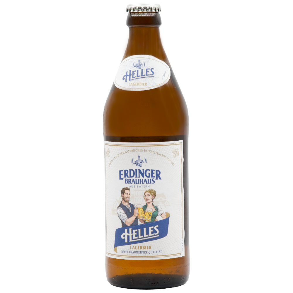 ლუდი Erdinger Brauhaus Helles 5.1% (შუშა) - 0.5ლ