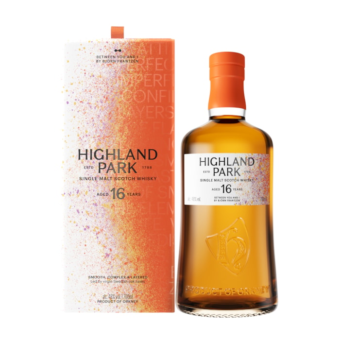 ვისკი Highland Park Single Malt Scotch 16 Y.O. (ყუთით) 48% - 0.7ლ