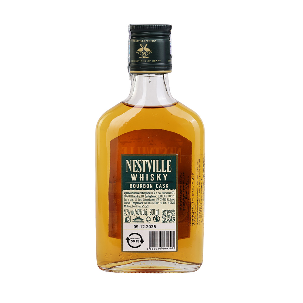 ვისკი Nestville Bourbon Cask 40% - 0.2ლ