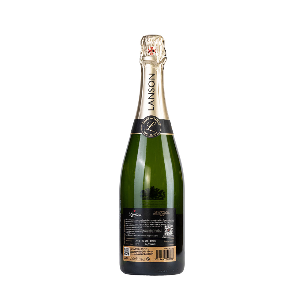 შამპანური Lanson Le Black Label Brut 12.5% - 0.75ლ