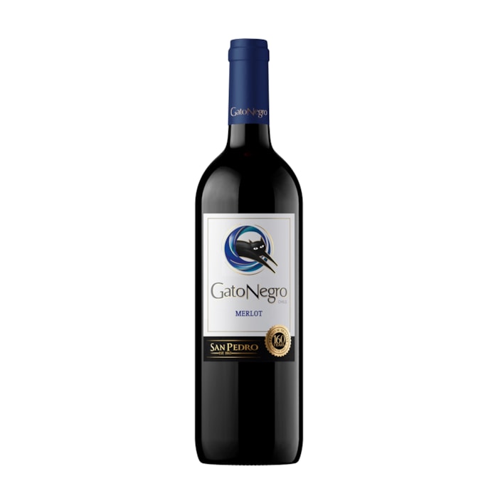 Wine Merlot Gato Negro 13% - 0.75L