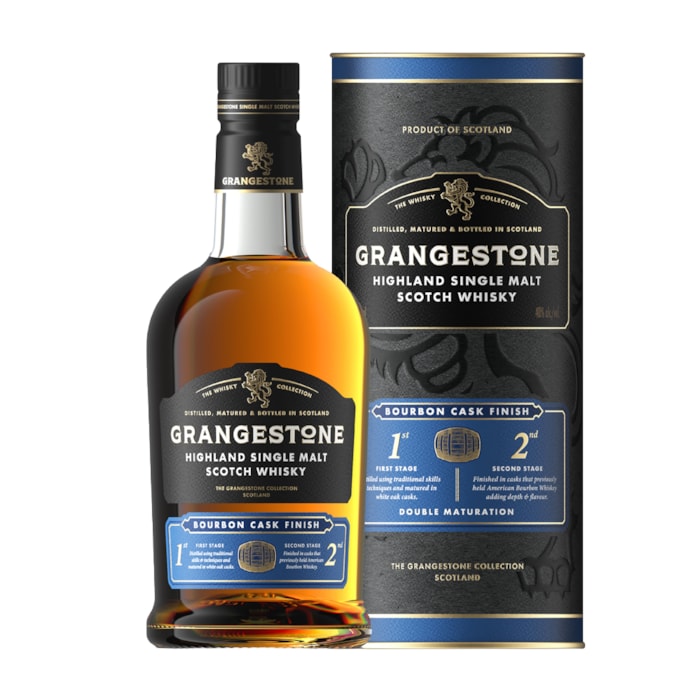 Whisky Grangestone Highland Single Malt Scotch Bourbon Cask (With Box) 40% - 0.7L