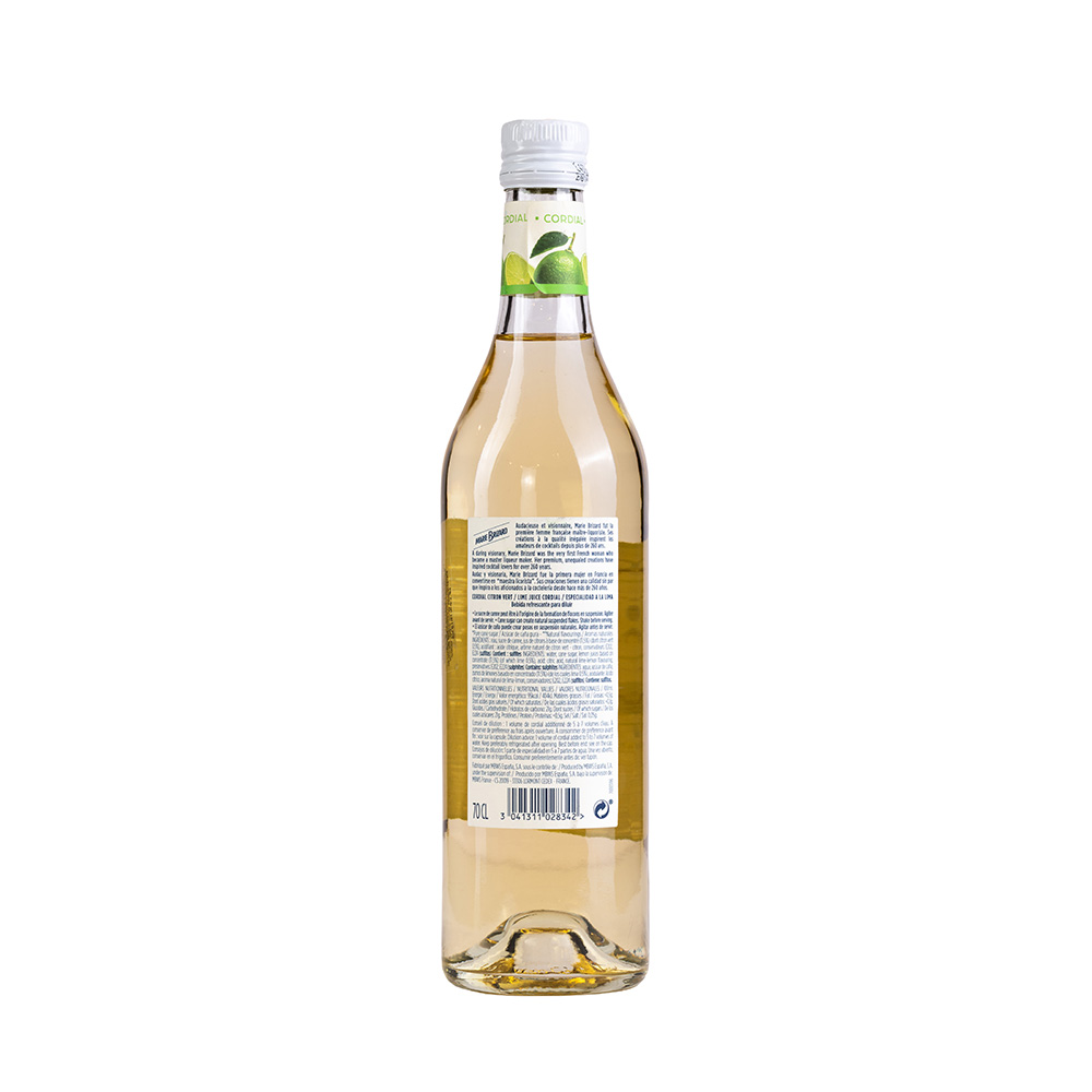 სიროფი Marie Brizard Citron Vert Cordial (ლაიმის წვენი) - 0.7ლ