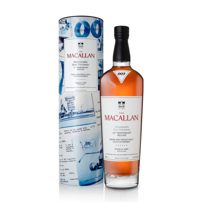 ვისკი The Macallan Diamonds Are Forever 55th Anniversary Release (ყუთით) 45.5% - 0.7ლ