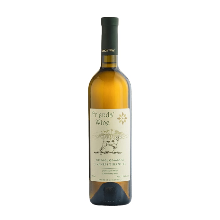 Wine Qvevris Tibanuri Rkatsiteli Friends Wine 12.5% - 0.75L