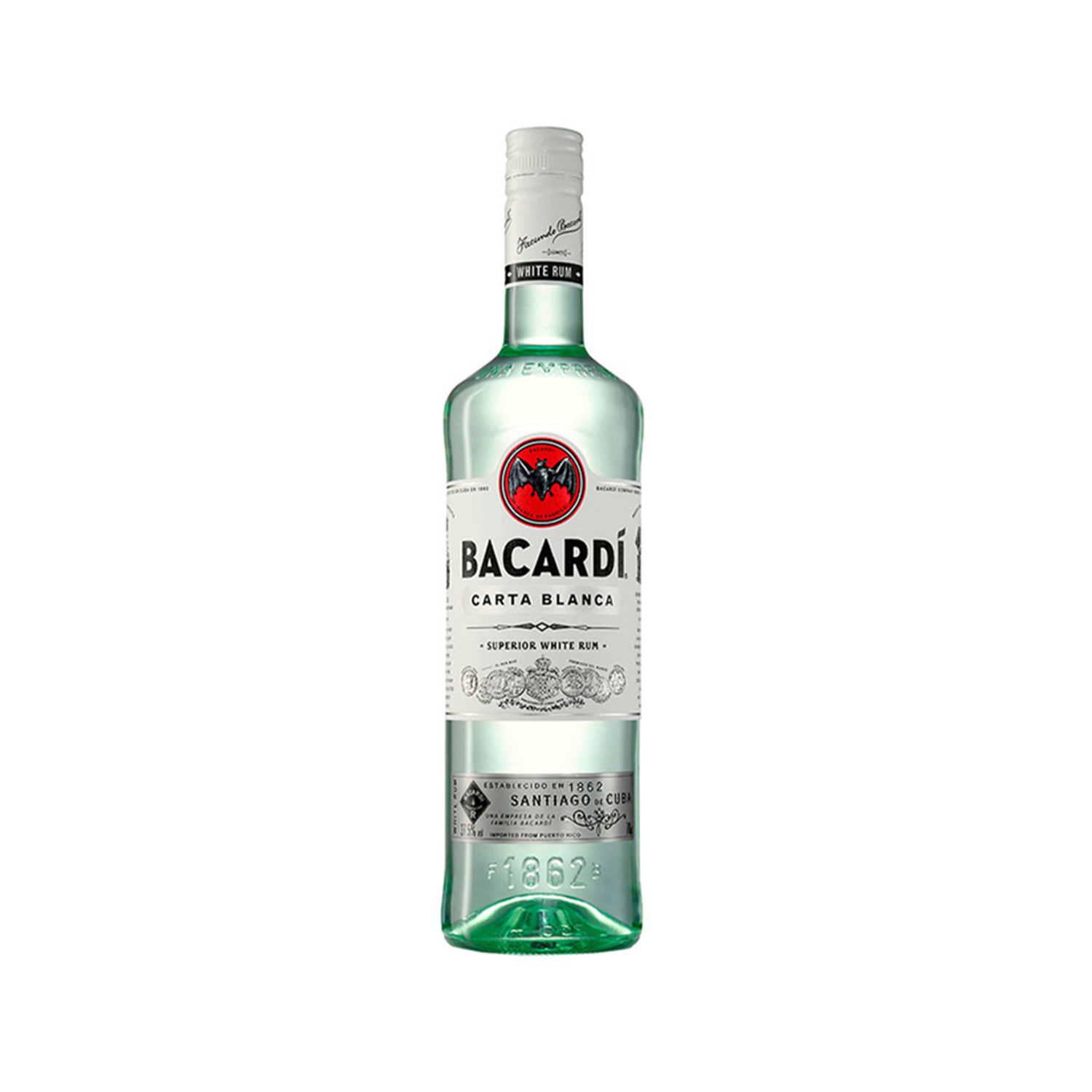 რომი Bacardi Carta Blanca White 37.5% - 0.05ლ