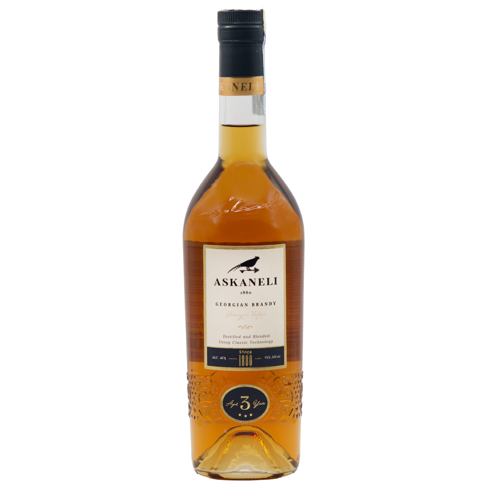 ბრენდი ასკანელი 3* 40% - 0.5ლ