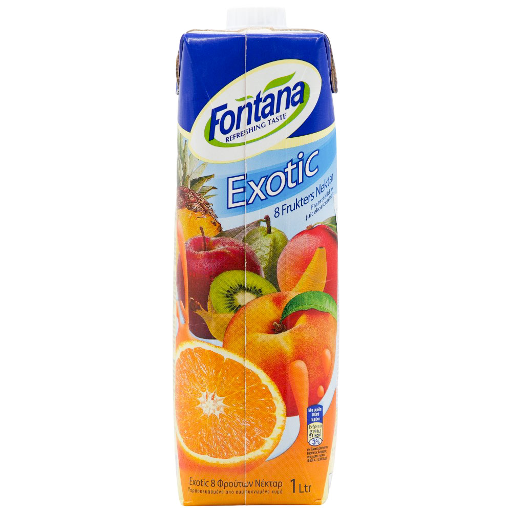 ნატურალური წვენი Fontana ტროპიკული - 1.0ლ