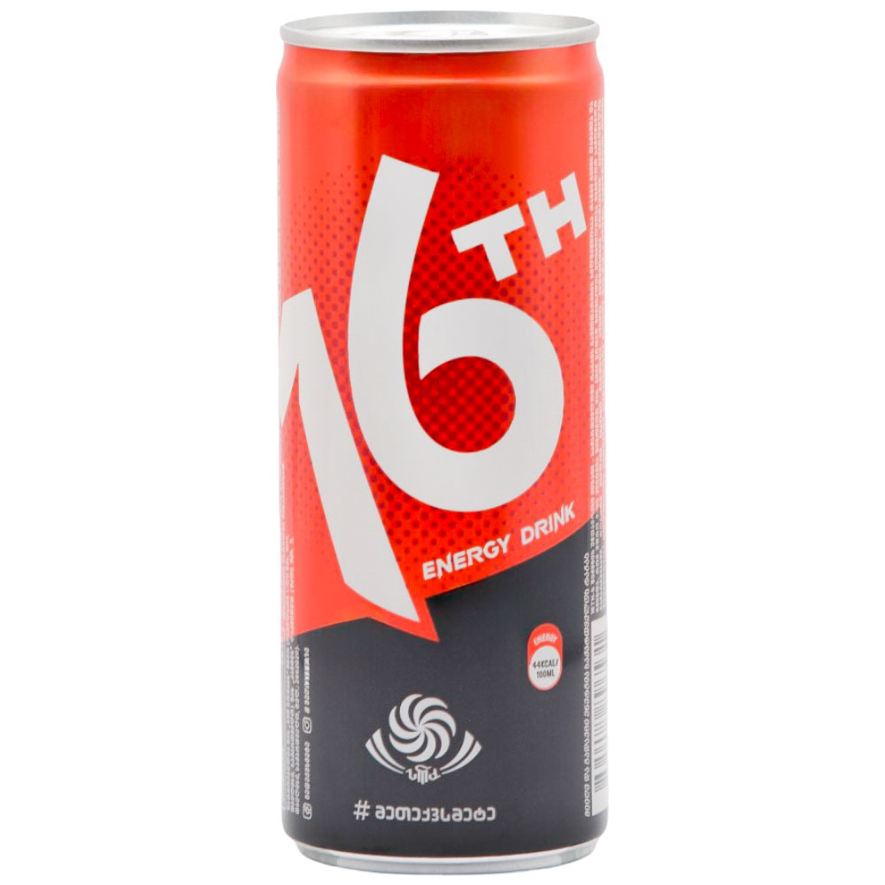 ენერგეტიკული სასმელი 16TH - 0.25ლ