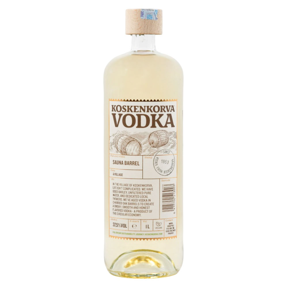 არაყი Koskenkorva Sauna Barrel 37.5% - 1.0ლ