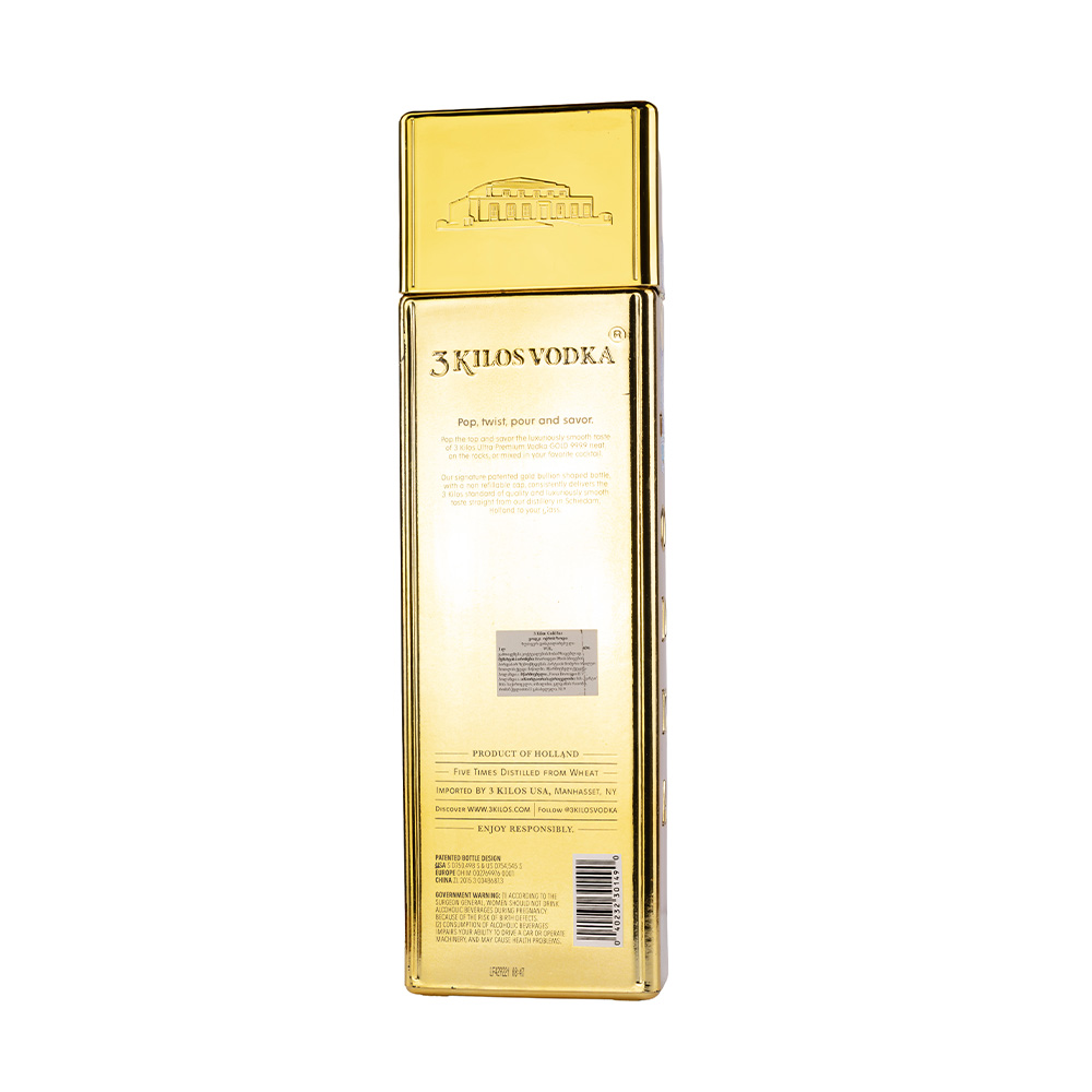 არაყი 3 Kilos Gold 40% - 1.0ლ