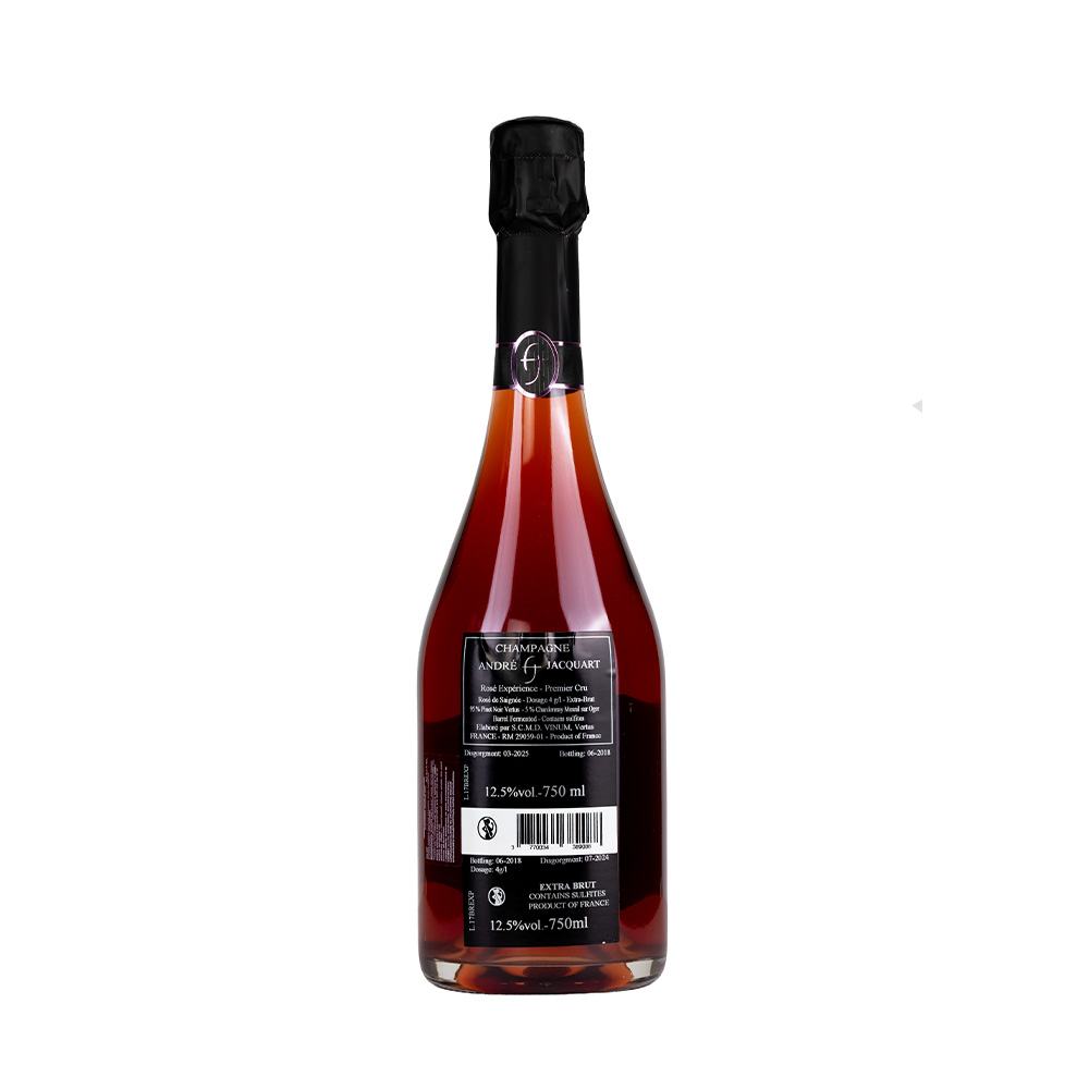 შამპანური Andre Jacquart Extra Brut Rose 12.5% - 0.75ლ