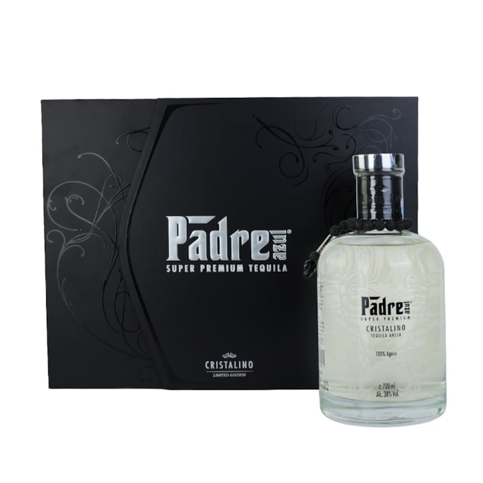 ტეკილა Padre Azul Cristalino Anejo (ყუთით) 38% - 0.7ლ