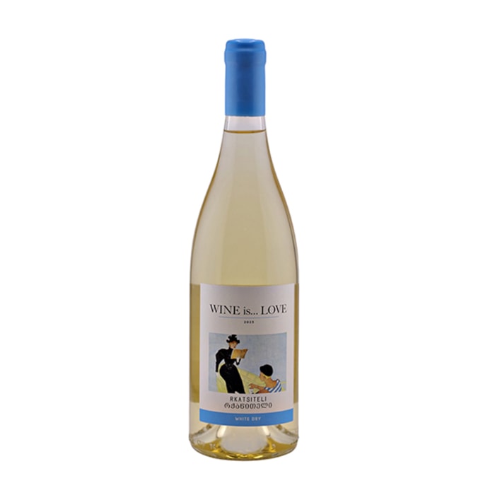 ღვინო რქაწითელი 2024 Wine is... Love 12% - 0.75ლ