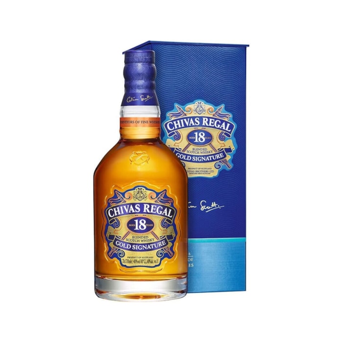ვისკი Chivas Regal Blended Scotch 18 Y.O. (ყუთით) 40% - 0.7ლ