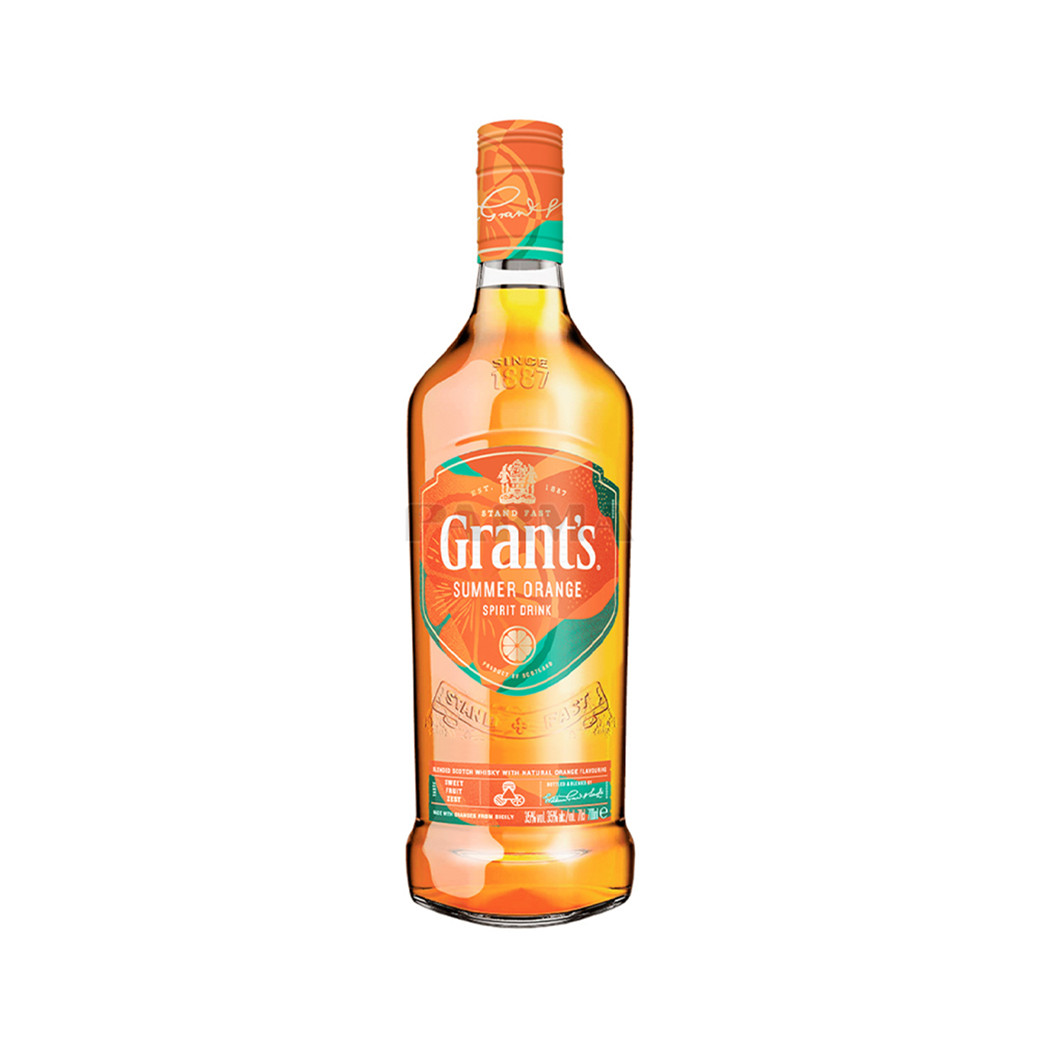 ლიქიორი Grants Summer Orange 3 Y.O. 35% - 0.7ლ