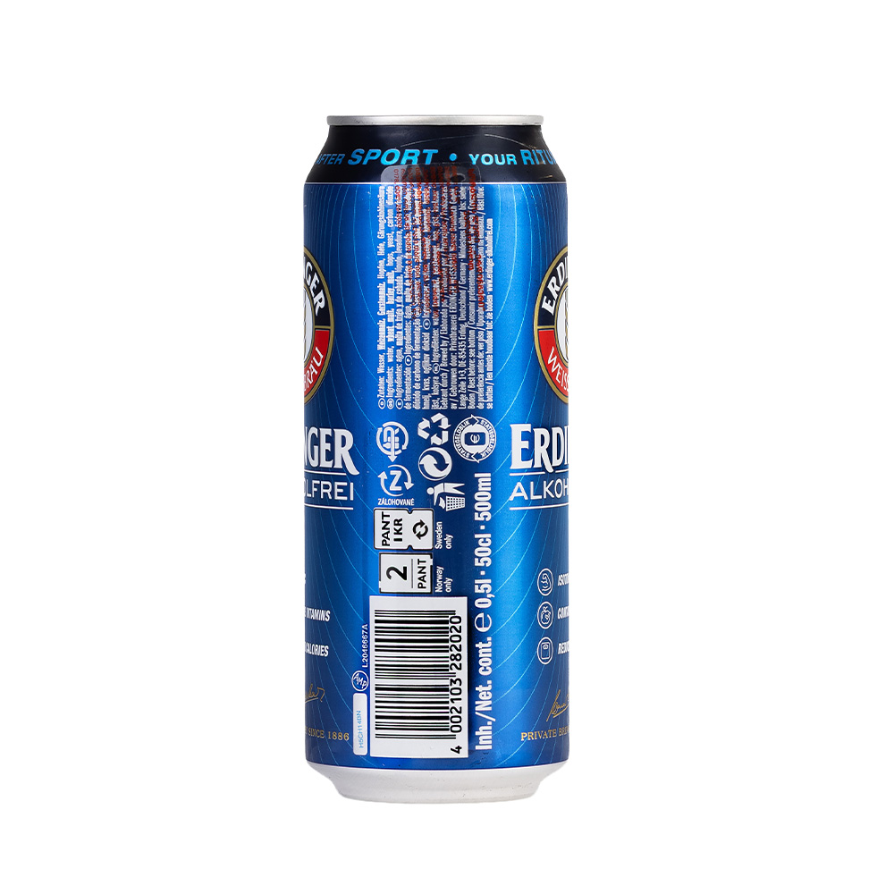 Beer Erdinger Alkoholfrei (Can) - 0.5L